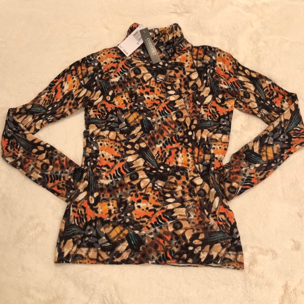 “CONTEXT” LONG SLEEVE SWEATER-NEW WITH TAGS